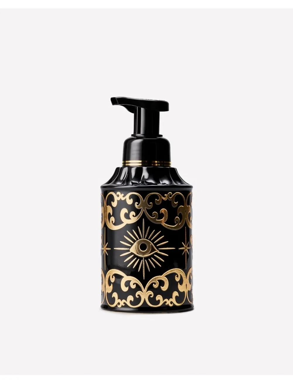 Black & Gold Skull Lotion Pump - Decorative Soap Dispenser